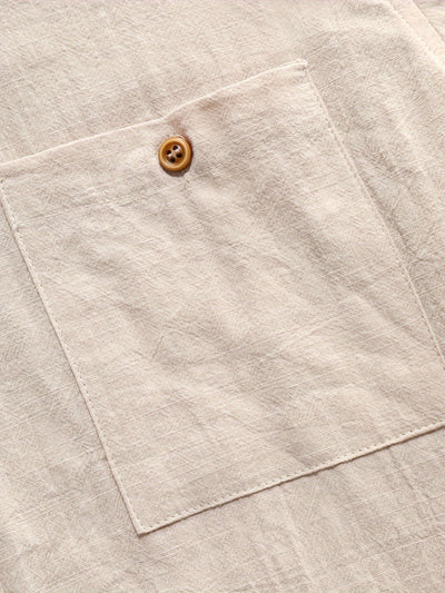 Tejada - Lässiges Baumwollhemd Mit Tasche