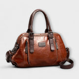 Solara - Elegante Vintage-Schultertasche – BRAUN