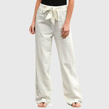 Amalia | Damenhose leicht modern chic und elegant – Weiß