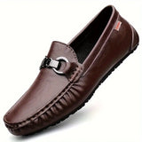Markus | Herren Frühling Klassische Bit Loafers – Dunkelbraun