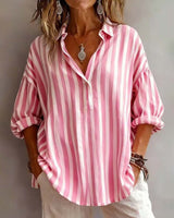 Yara | Stilvolle Bluse mit lockerem Schnitt – Rosa