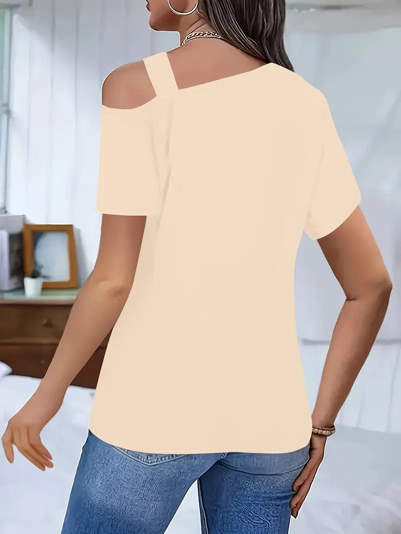 Nektaria - Kurzärmeliges Lässig Top