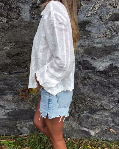 Noemie™ - Atmungsaktives Baumwoll-Poloshirt