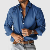 Adrian | Ferran Leandro Hemd Herrenstil – Blau