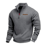 ADRIEN™ / LASSIGES FLEECE-SWEATSHIRT FUR HERREN – Dunkelgrau