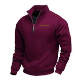 ADRIEN™ / LASSIGES FLEECE-SWEATSHIRT FUR HERREN – Burgund