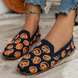 Féline | Bequeme Strick-Schuhe mit elegantem Look – Kürbiskopf