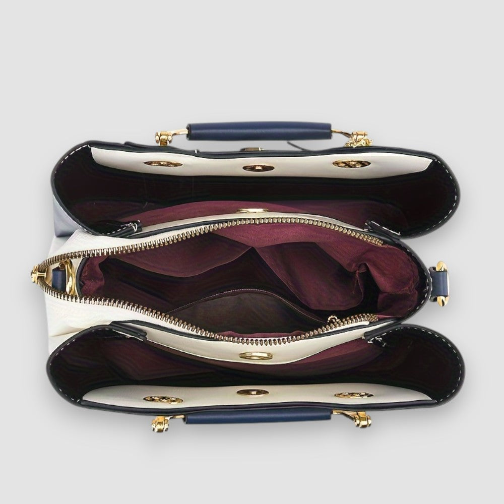 Lisa | Zweifarbige Handtasche