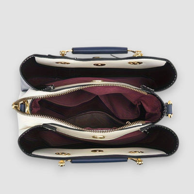 Lisa | Zweifarbige Handtasche