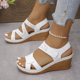 Sarielle - Orthopädische Komfort-Sandalen – Weiß