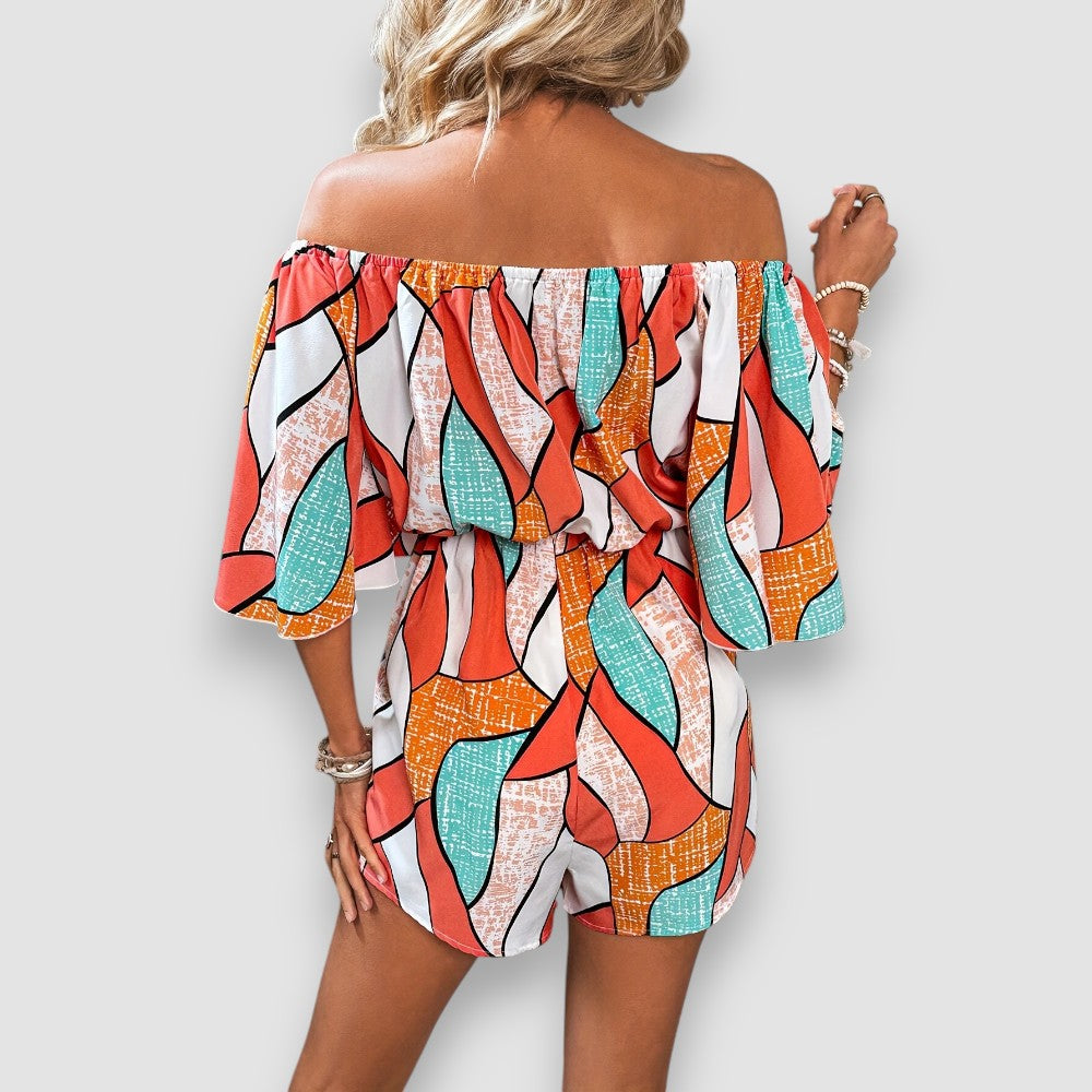 Stella | Schulterfreier Jumpsuit