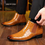 Aldric | Herren Chelsea Boots Stiefeletten Slip-On – Hellbraun