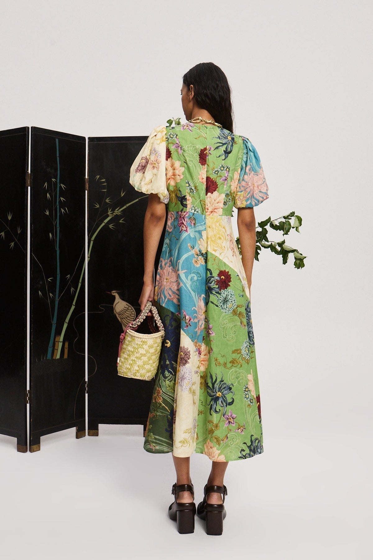 Maileen – Avery Midi Kleid mit Spleißung