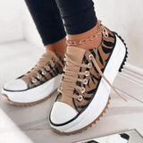 Dorothy – Modische Damen Plateau-Sneaker – Tiger