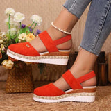 Felicia | Lässige Sandalen für warme Tage – Orange