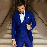 Anzug Dreiteiler Herren – Blau