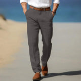 Anzughose Herren Business Slim Fit – Dunkelgrau