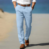 Anzughose Herren Business Slim Fit – Blau