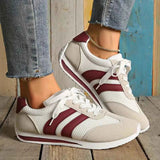 Atmungsaktiver Mesh Sneaker – Weiße - Pflaume