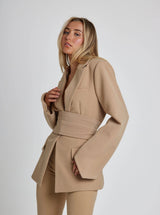 Victoria | Luxuriöser Und Maßgeschneiderter Damenblazer – Khaki