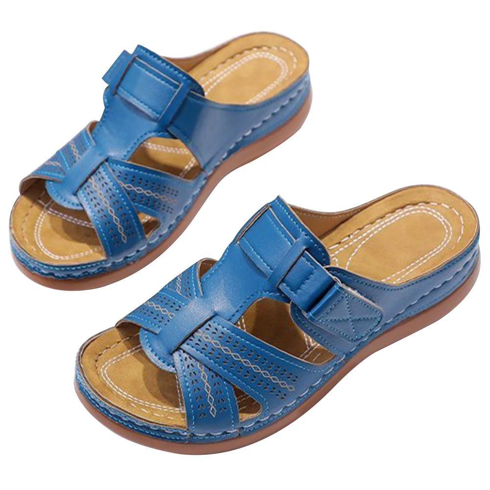Lurenza® | Bequeme Sommerschlupf-Sandalen