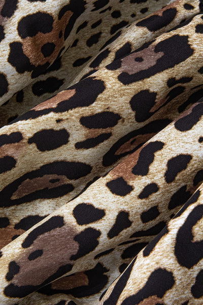 Sophia | Bandeau-Minikleid mit Leopardenmuster – Wild & Verführerisch