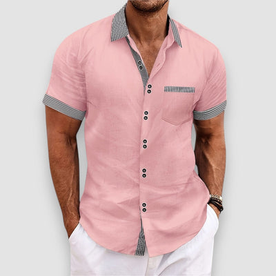 Enzo | Short Sleeve Button Shirt