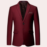 Ulrich | Stilvoller Und Eleganter Herren Blazer – Weinrot