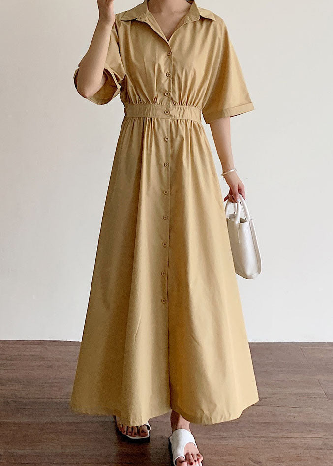 Lara® | Baumwoll Kleid mit Knopfleiste für den Frühling