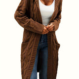 Ramona - extraweiche Strickweste – Braun