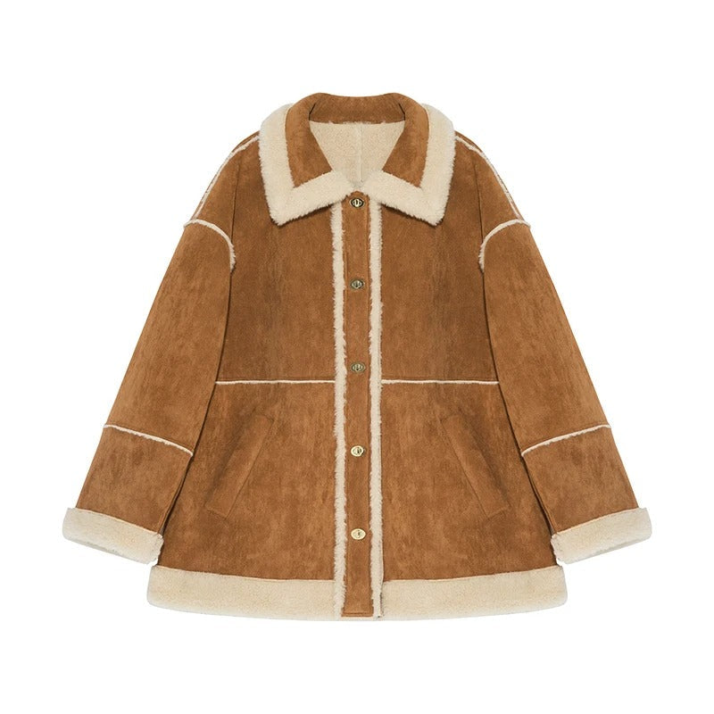 Leni® | Gemütliche Jacke mit Sherpa-Futter