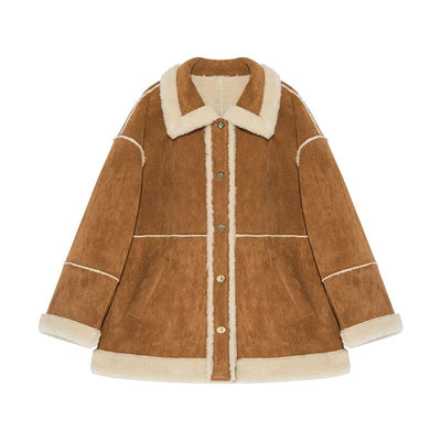 Leni® | Gemütliche Jacke mit Sherpa-Futter