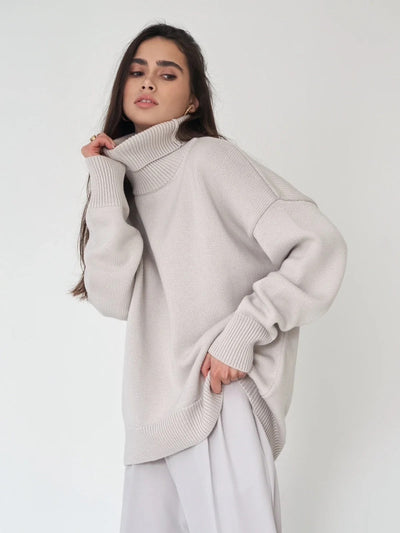 Karl® | Kuscheliger Oversize-Pullover mit Rollkragen