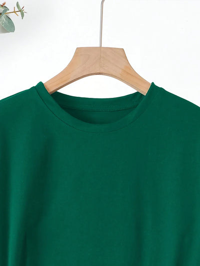 Larson – Lässiges Kurzarm T Hemd Mit Herz Drucken