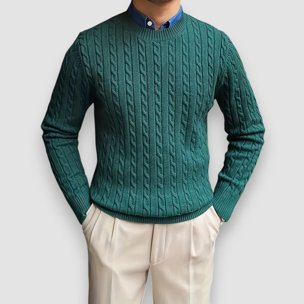 Lizo | Crew Neck Knit Sweater