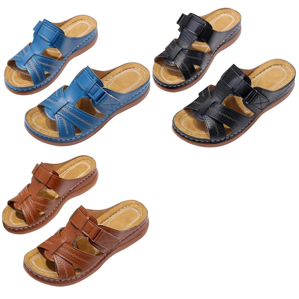Lurenza® | Bequeme Sommerschlupf-Sandalen