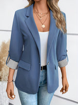 Nina | Eleganter Und Vielseitiger Damenblazer – Dämmerungsblau