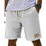 Bastian | Herren Bermuda Shorts mit Kordelzug – Weiß