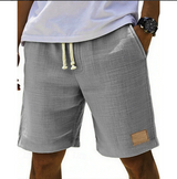 Bastian | Herren Bermuda Shorts mit Kordelzug – Grau