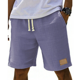 Bastian | Herren Bermuda Shorts mit Kordelzug – Lila
