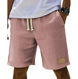 Bastian | Herren Bermuda Shorts mit Kordelzug – Rosa