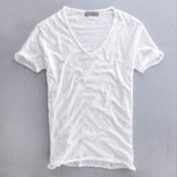 Maxim | Nachhaltiges Baumwoll-T-Shirt im Doppelpack – Weiß