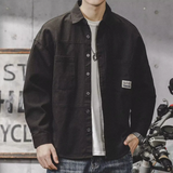 Anton | Heritage Craftsman Herren Hemd in edler Optik – Schwarz