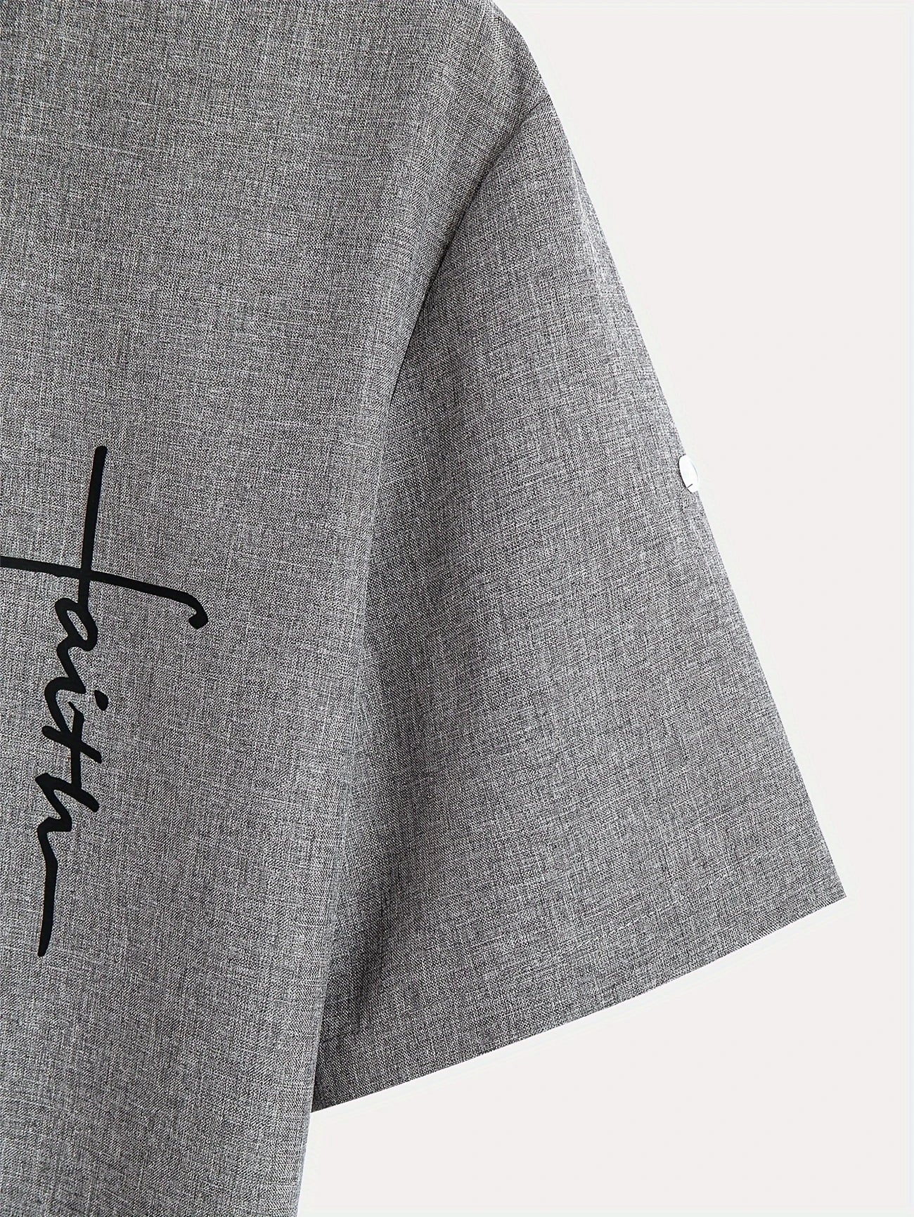 Elliott – Elegantes Kurzarm Hemd Mit Stehkragen