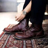 Tristan | Klassische Cap-Toe Herrenstiefel Mit Komfortabler Fußunterstützung – Dunkelbraun