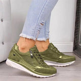 Gabri™ Orthopädische Sneaker mit Reißverschluss | Damen – Grün