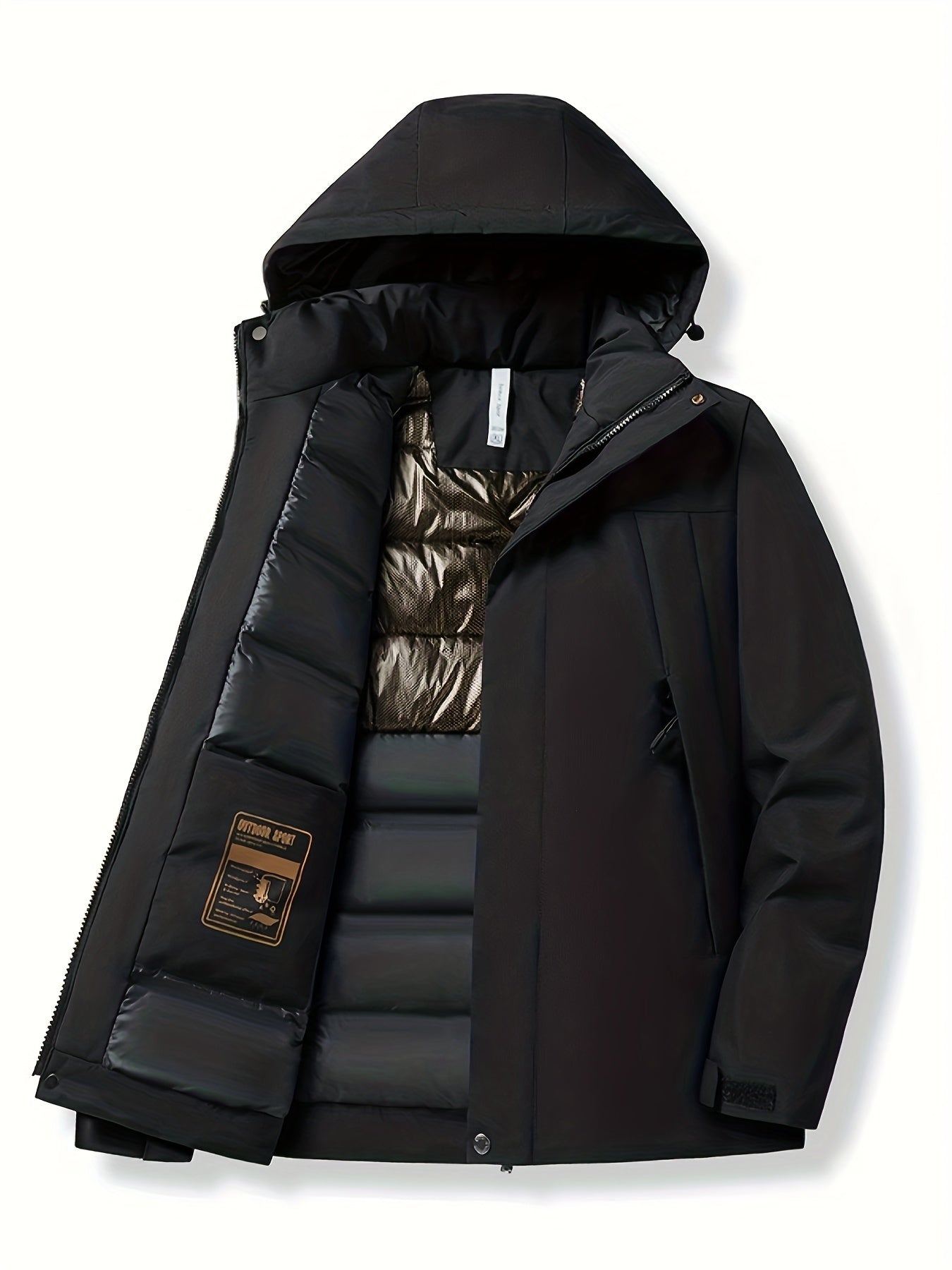 Elegante Wasserdichte Fleece Winterjacke mit Kapuze für Damen | Ideal für den Winter