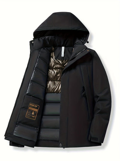 Elegante Wasserdichte Fleece Winterjacke mit Kapuze für Damen | Ideal für den Winter