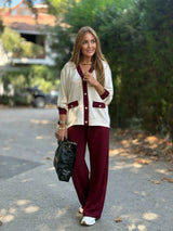 STARLETTE™ / STRICKJACKE UND HOSE – Bordeaux