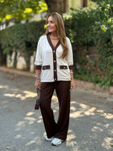 STARLETTE™ / STRICKJACKE UND HOSE – Braun